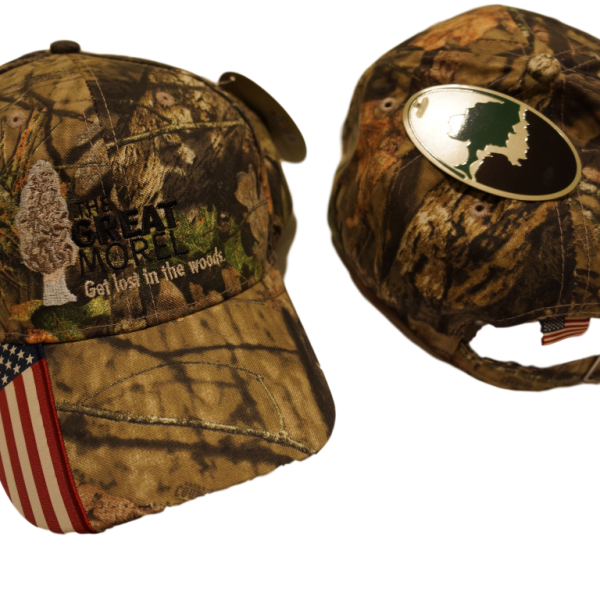 The Great Morel ball cap - American Flag Camo Hat - Mossy Oak ®