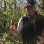 John's first morel ever!