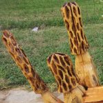Left Morel Carvings