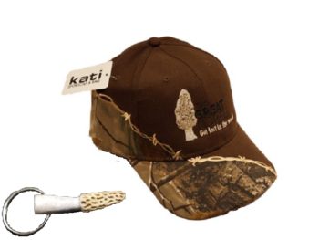 Barbed Camo Hat and Key Chain Bundle